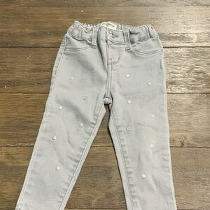 OshKosh B'gosh Light Gray Kids Jeans with Silver Accents